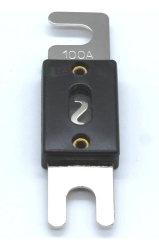 Paquete 10 Fusibles Anl 100amp. Negro Rockseries Anl100p
