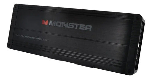 Amplificador 4 Canales X Voz Bajo 1920w Rms Monster Aam240.4