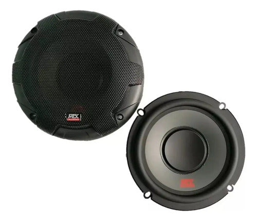 Set De Medios 6.5 Pulgadas 2 Vias 70w 4 Ohms Rms Mtx Tnl653s