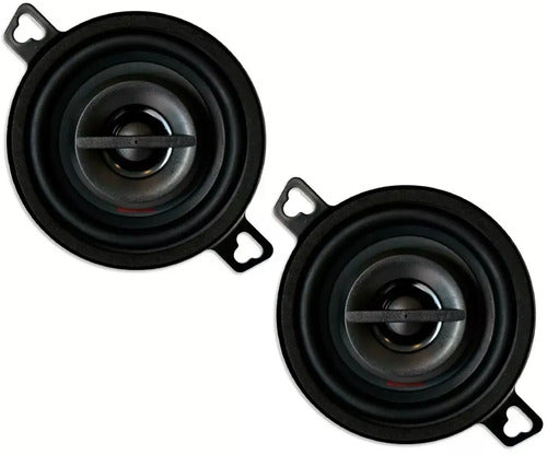 Par Bocinas Coaxiales De 2 Vías Mtx Audio Tnl352 8.89 Cm X 8.89 Cm Negro Con Rojo