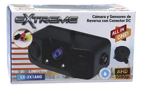 Cámara Reversa  Con 2 Sensores Reversa Led Extreme Ex-2x1and