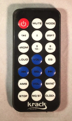 Control Remoto Para Autoestereo Krack