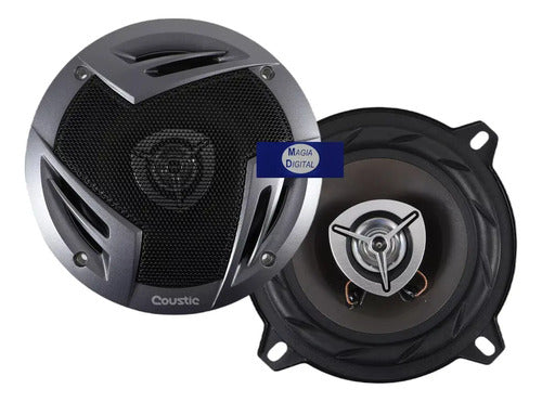 Par Bocinas De 3 Vias 5.25'' 40w Rms Coustic By Mtx Co-53c