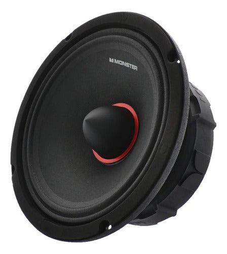 Par Medios Rangos De 8'' 600 Watts Rms 8 Ohms Monster Sma801