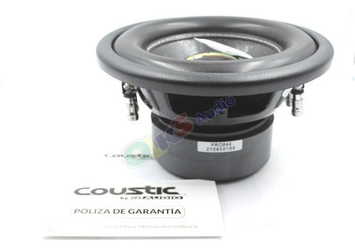 Subwoofer 8 Pulgadas Coustic Pro8-44 1000w Max Color Negro