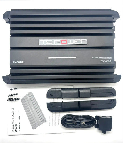 Amplificador Clase D Para Bajos 3000 Watts Ts Power Te-3000d