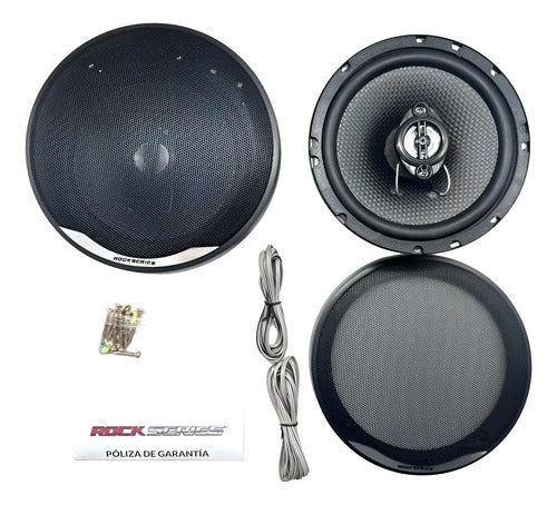 Par De Bocinas 6.5 4 Vias 165 Watts Rock Series Rks-n654