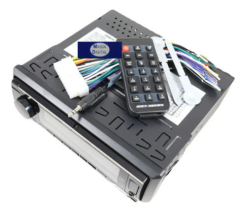 Autoestéreo Bluetooth Rock Series Rks-8100hp Bi-amplificado