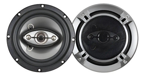Bocinas 6.5 Rock Series Rks-p654 4vias 650 Watts Full Range Color Gris