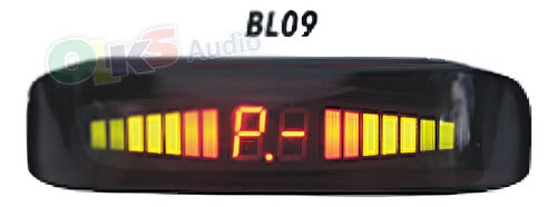 Kit De 4 Sensores De Reversa Universal Carro Display Extreme