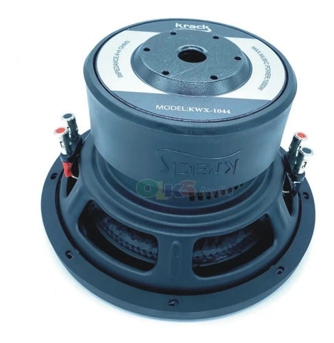 Subwoofer De 10 PuLG 1000w Krack Kwx-1044 #1 Pz Color Negro