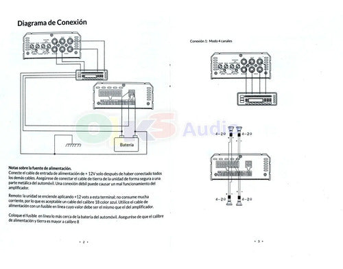 Amplificador Micro 4 Canales 720w Rms 2 Ohms Atomic Orbit4