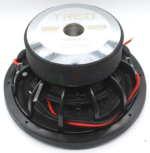 Subwoofer Treo Magnum12 12 Pulgadas 1300w Rms 4ohms Color Negro