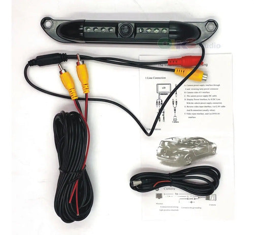 Cámara Reversa Porta Placa Universal Extreme Ex-lp400 Auto/carro 100°