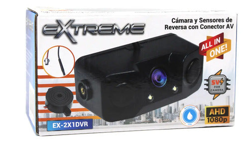 Cámara De Reversa Hd Con 2 Sensores 5-16v Extreme Ex-2x1dvr.